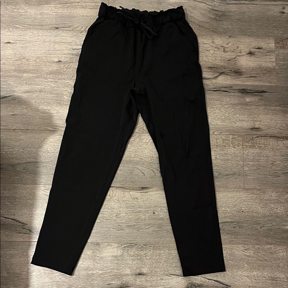 lululemon athletica Black Drawstring Track Pants